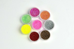 Glitter - Brown with gold sparkle - 5g Pots
